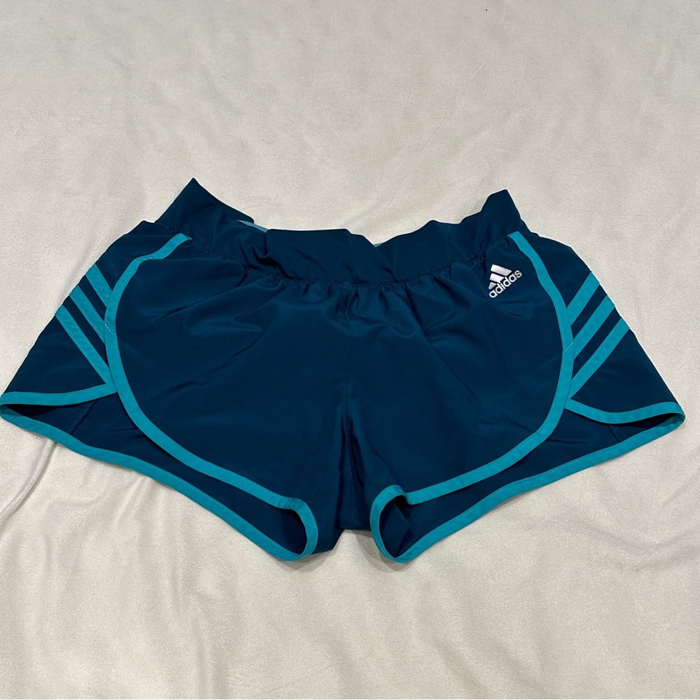 Adidas Running Shorts Size Medium Blue